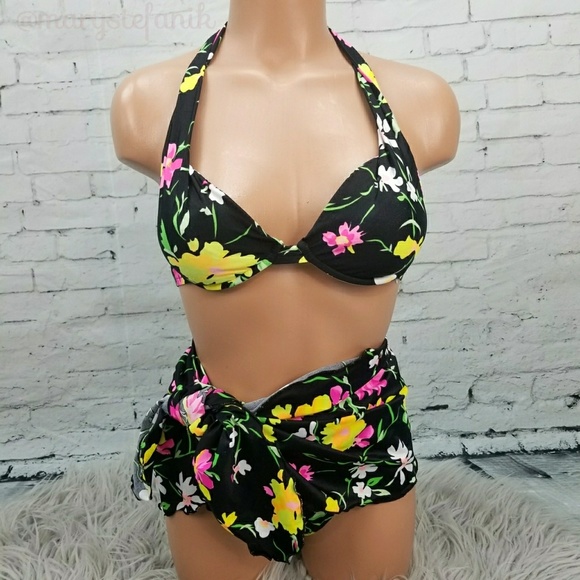 Victoria's Secret Other - {Vintage} Victoria's Secret 90s Floral Bikini Set